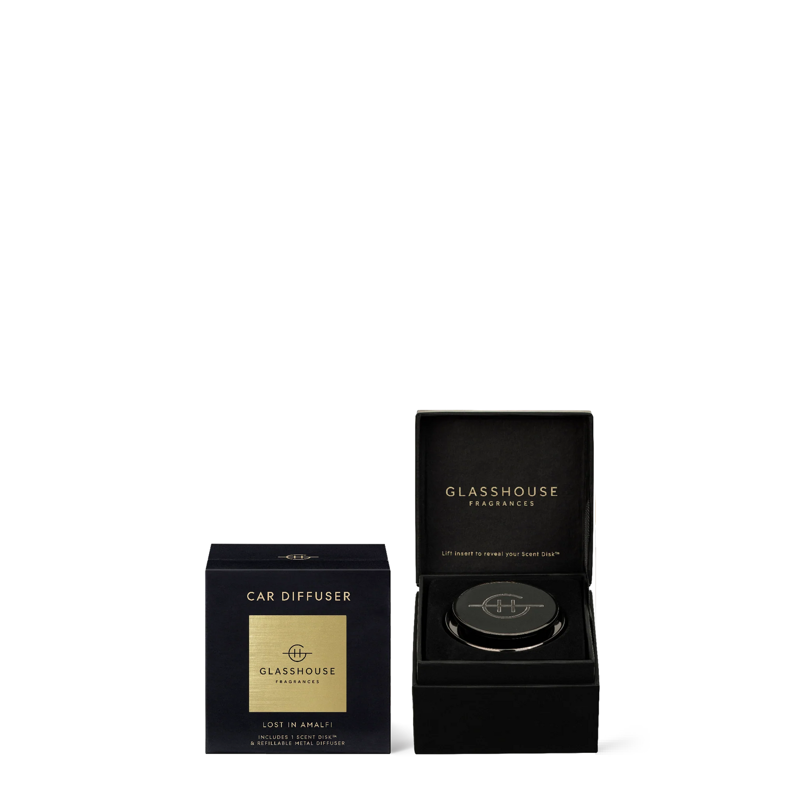 Lost In Amalfi Car diffuser & 1 Scent Disc