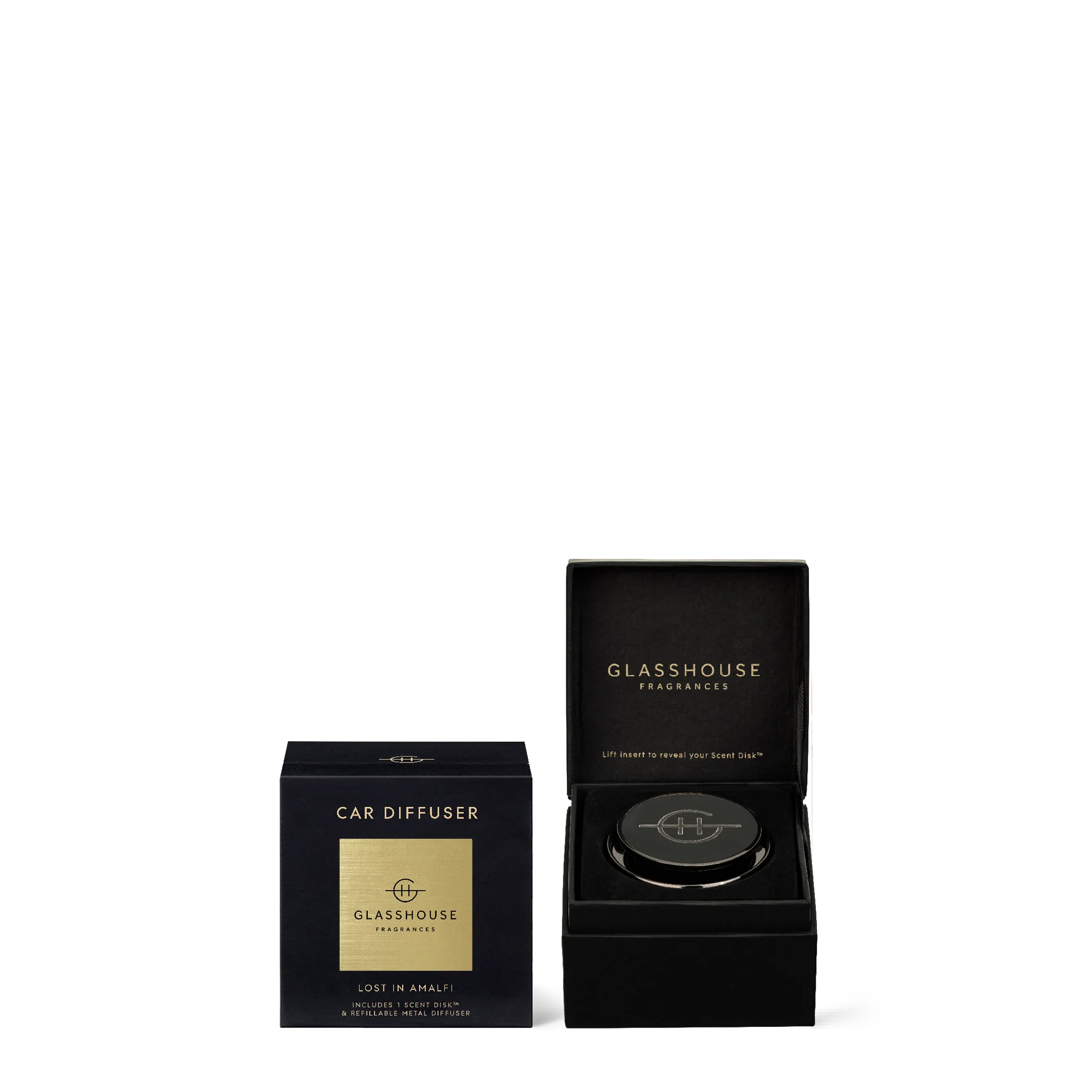 Lost In Amalfi Car diffuser & 1 Scent Disc