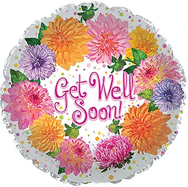 Balloon Get Well Soon Absolutely Beautiful Flowers