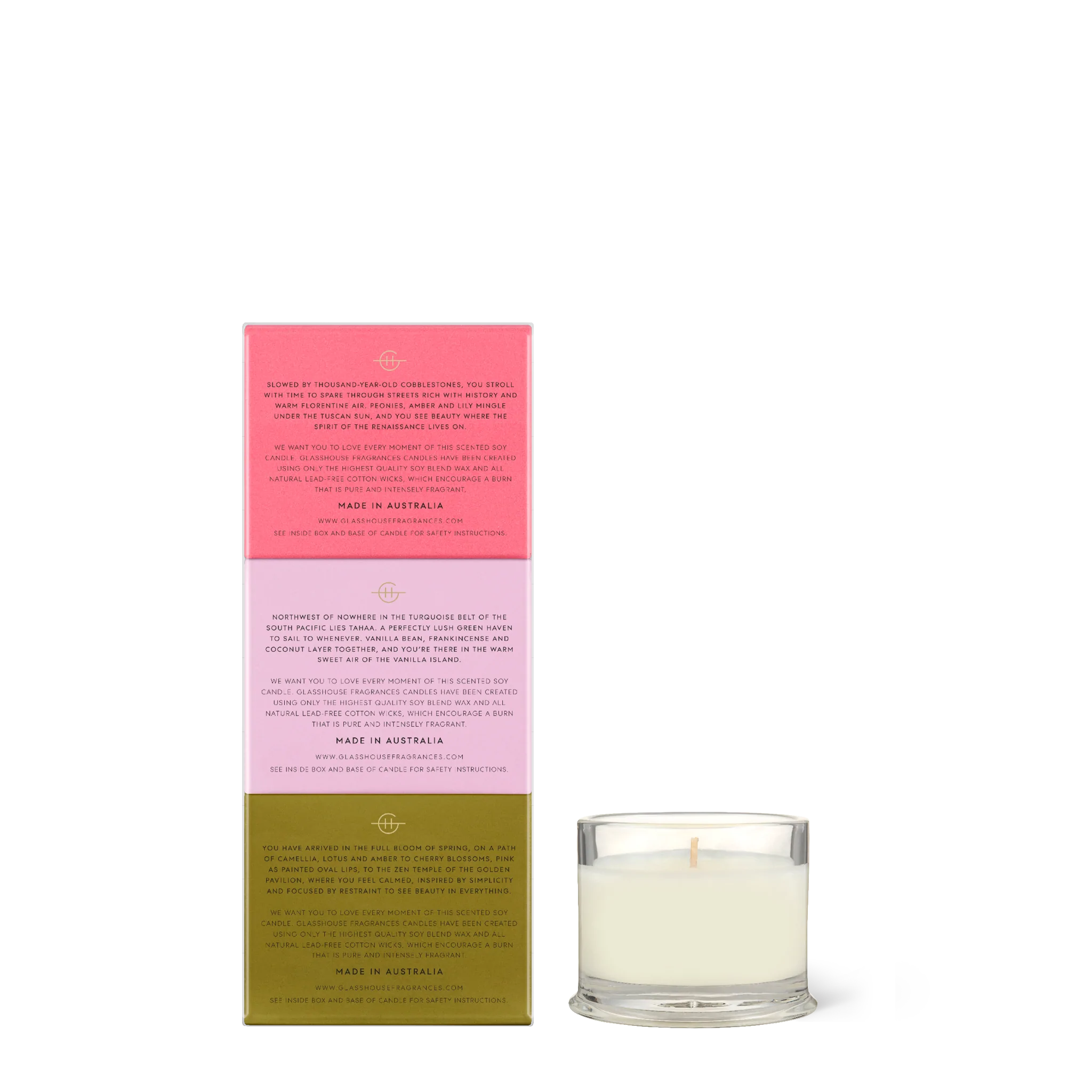 Most Coveted Trio 3 x 30g Soy Candles
