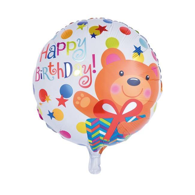 Balloon - Happy Birthday Novelty -  Absolutely Beautiful Flowers NSW
