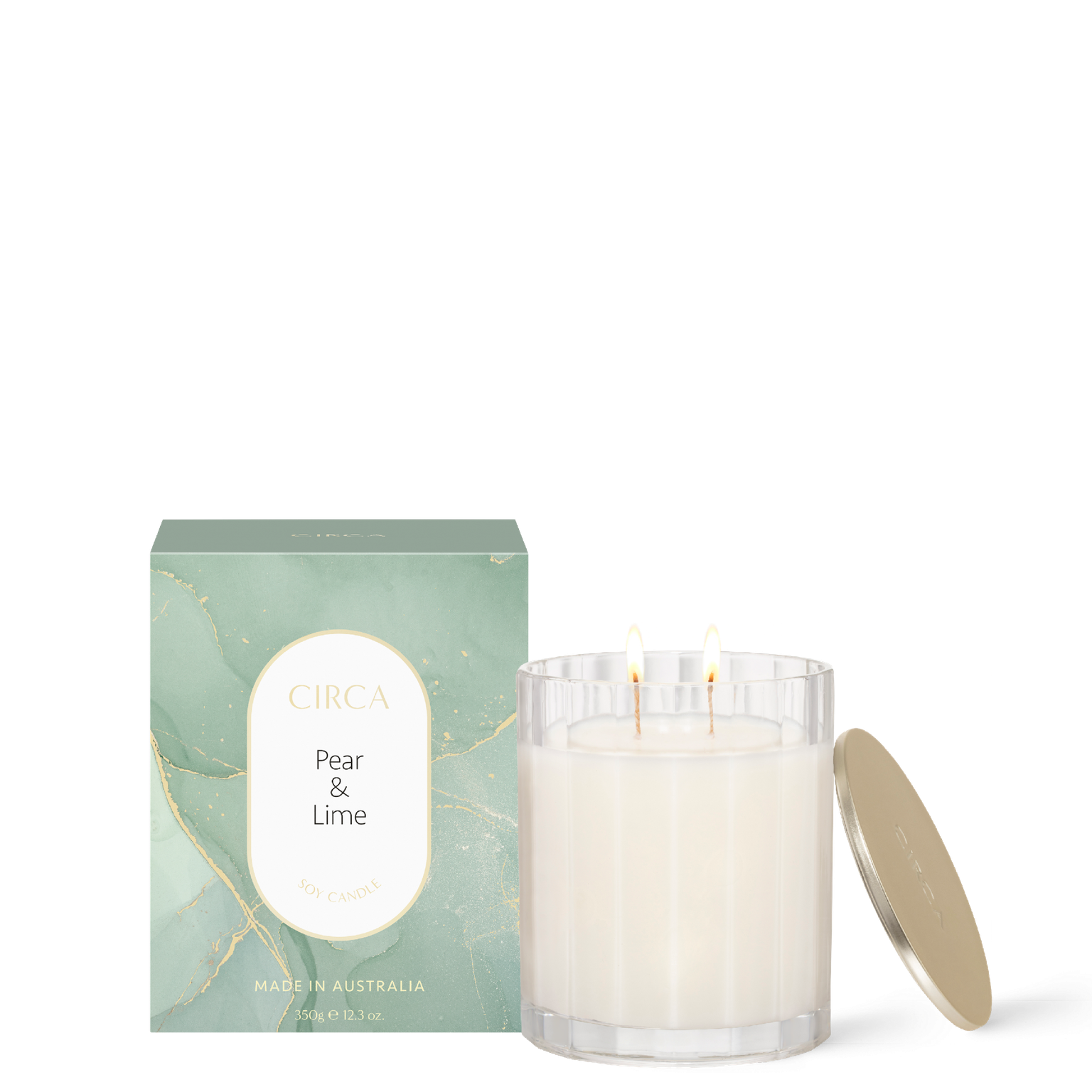 Pear and Lime Soy Candle 350g
