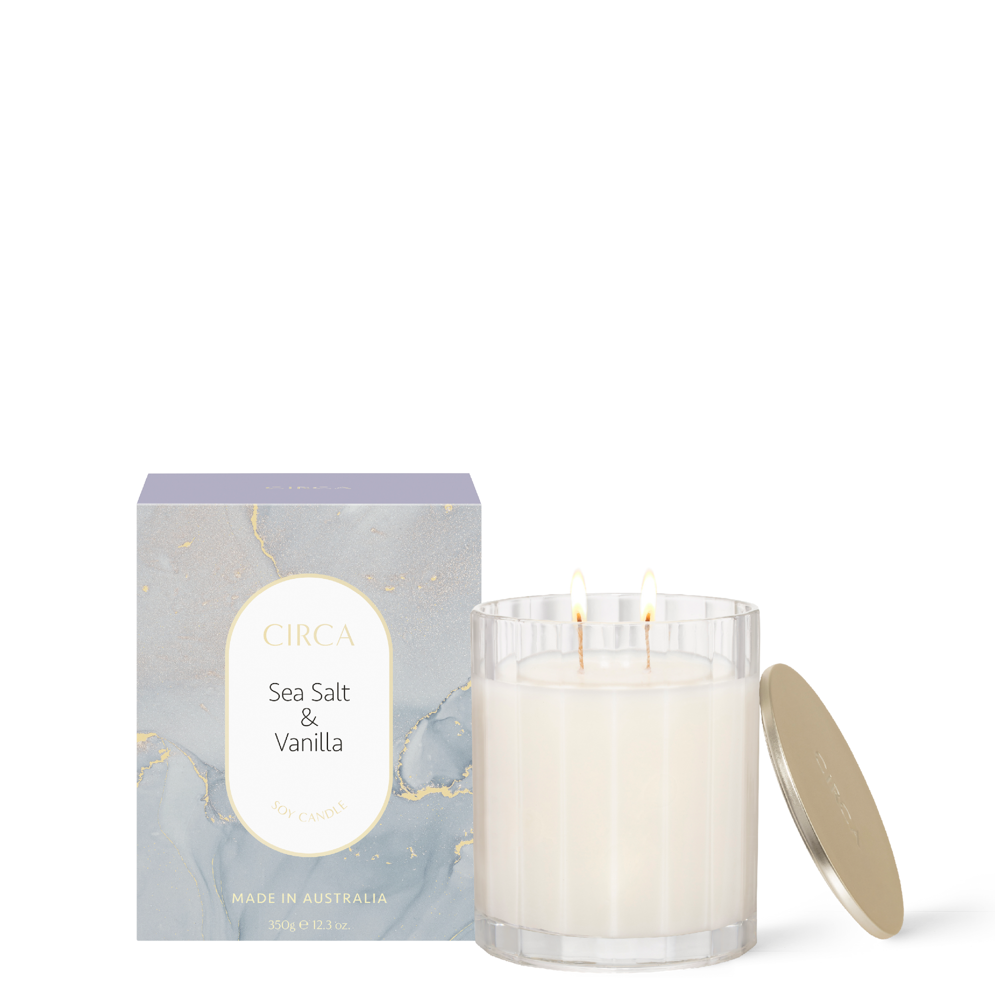 Sea Salt and Vanilla Soy Candle 350g