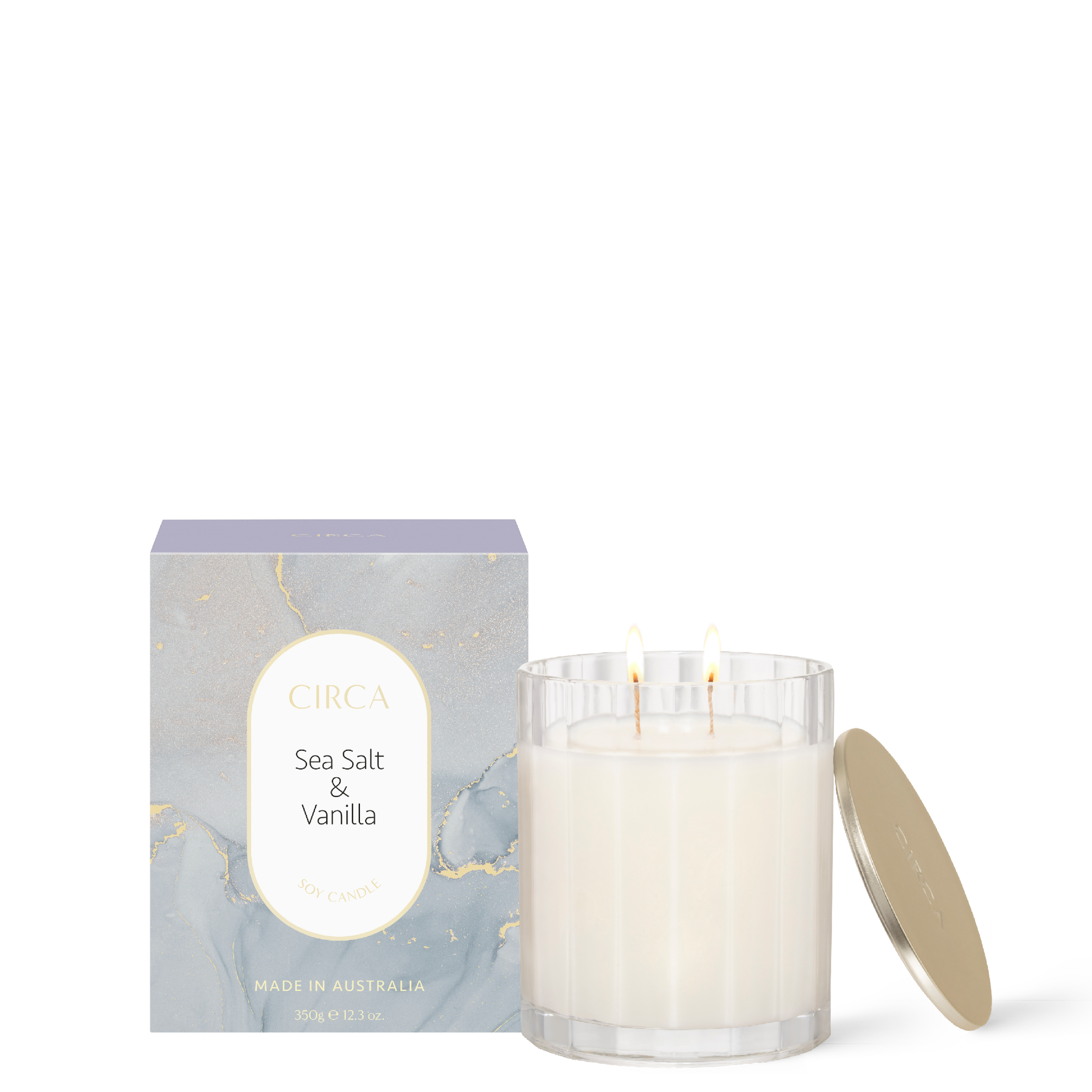 Sea Salt and Vanilla Soy Candle 350g
