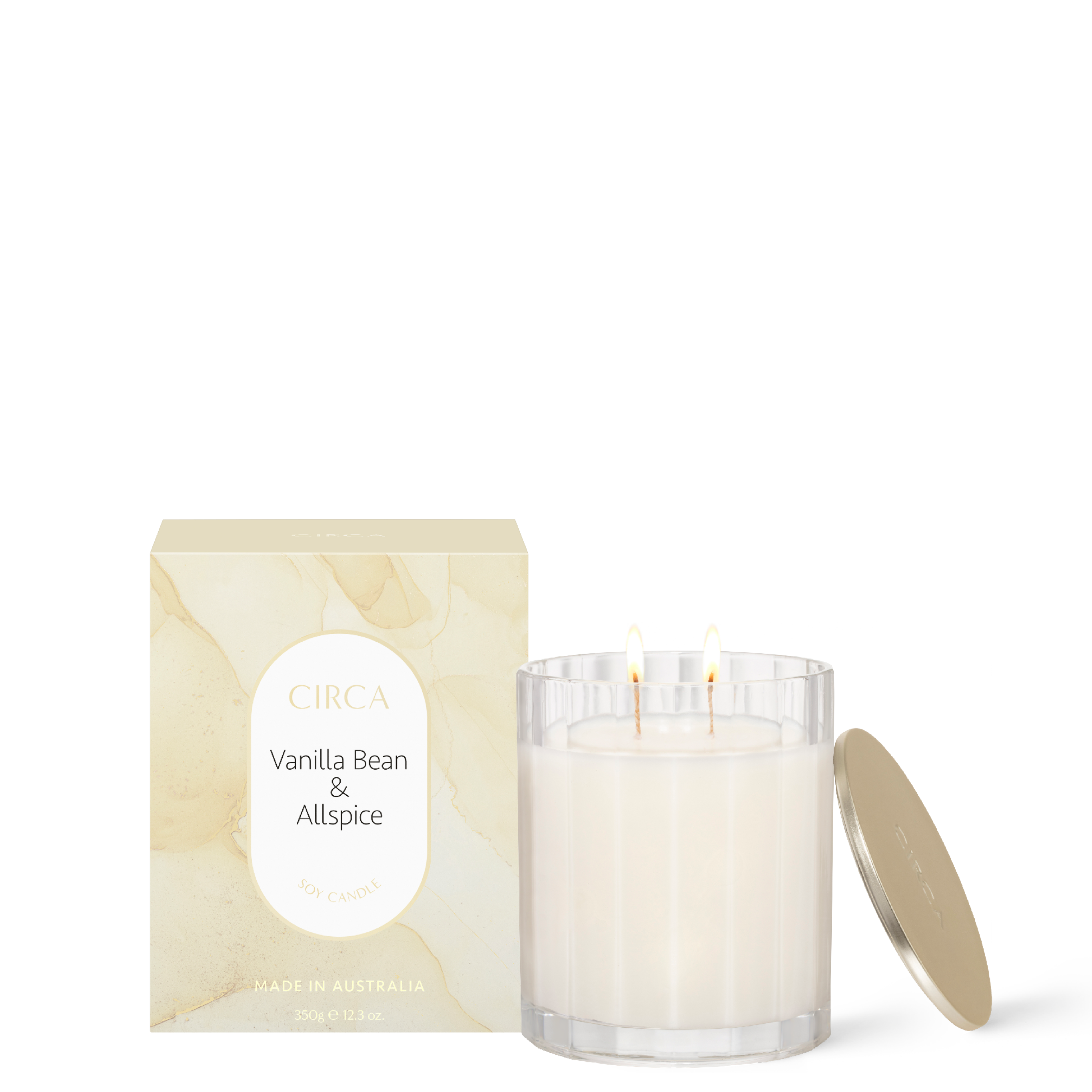 Vanilla Bean and Allspice Soy Candle 350g