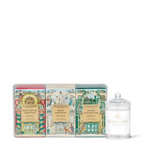 Christmas Candle Trio 3x60g Soy Candles