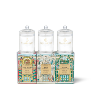 Christmas Candle Trio 3x60g Soy Candles
