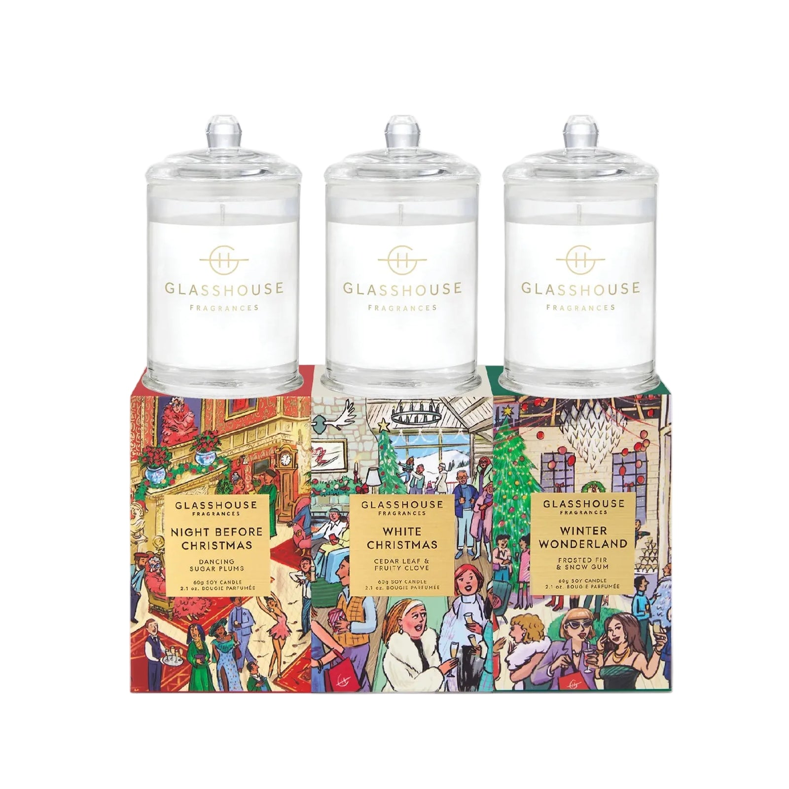 Christmas Candle Trio