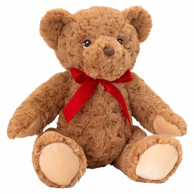 Teddy bear with a red ribbon 30cm