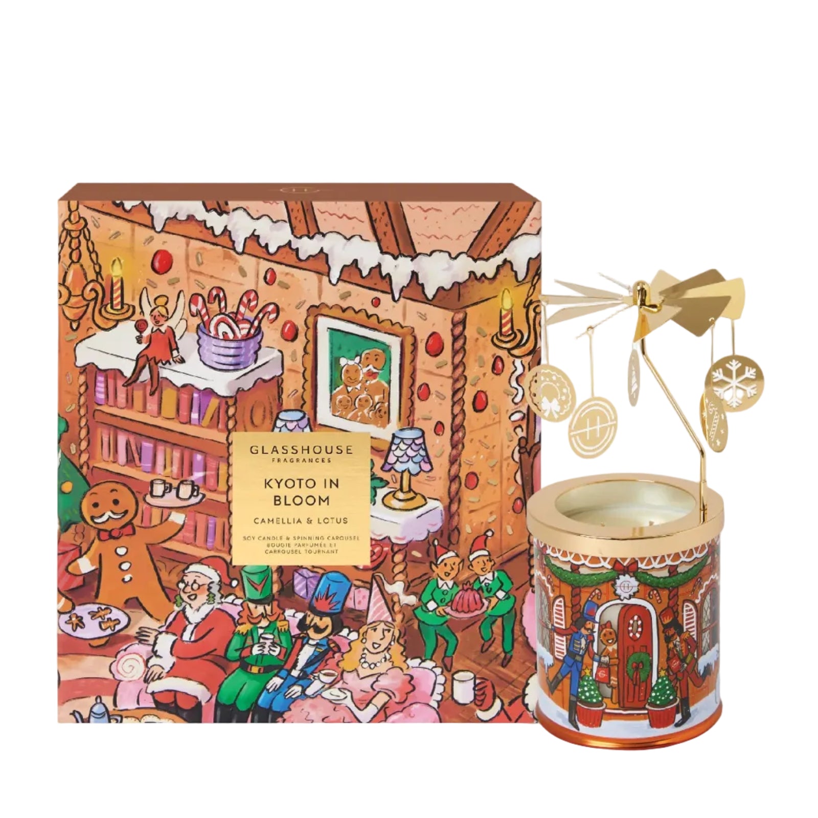 Kyoto In Bloom 380g Soy Candle and Spinning Carousel - COMING SOON
