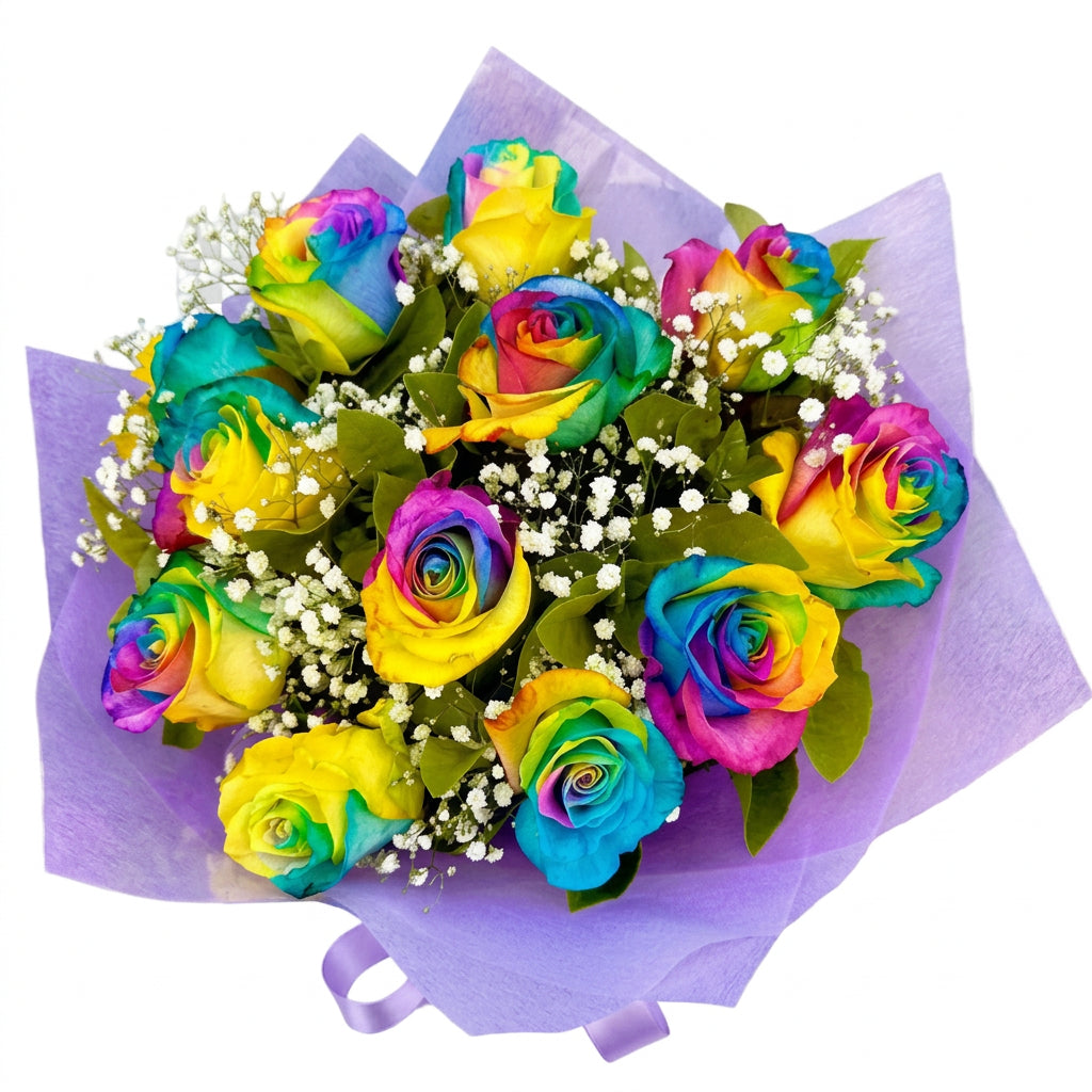 Rainbow roses - SPECIAL ORDER