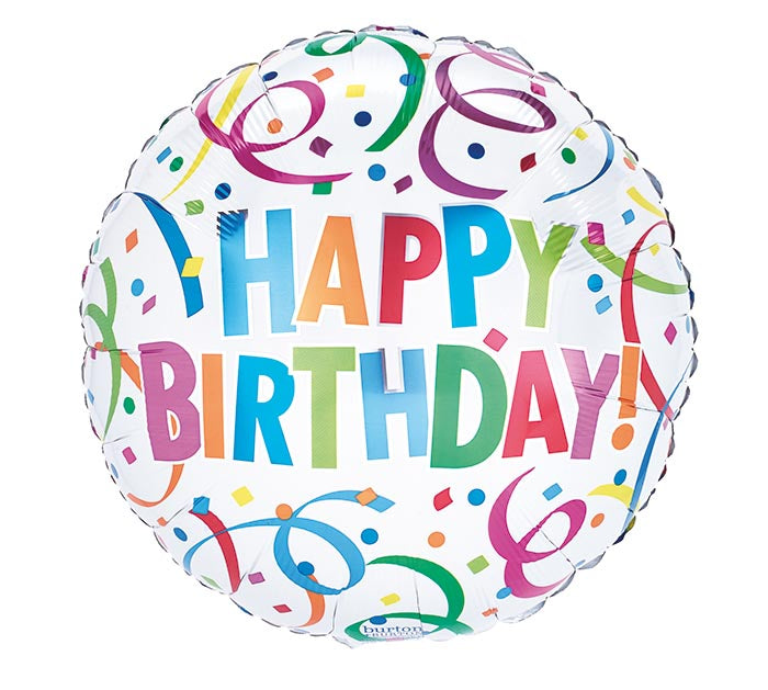 Balloon - Birthday Streamers
