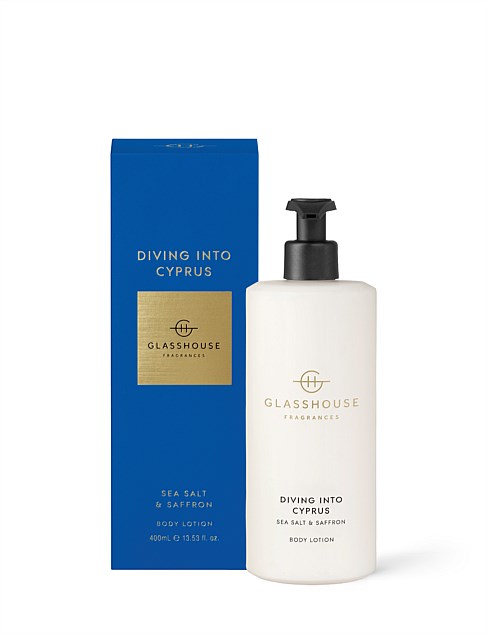 Diving Into Cyprus 400ml Body Lotion