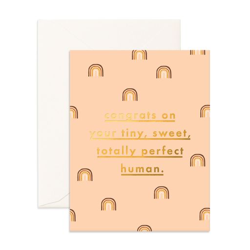 Fox & Fallow Congrats Tiny Human Greeting Card