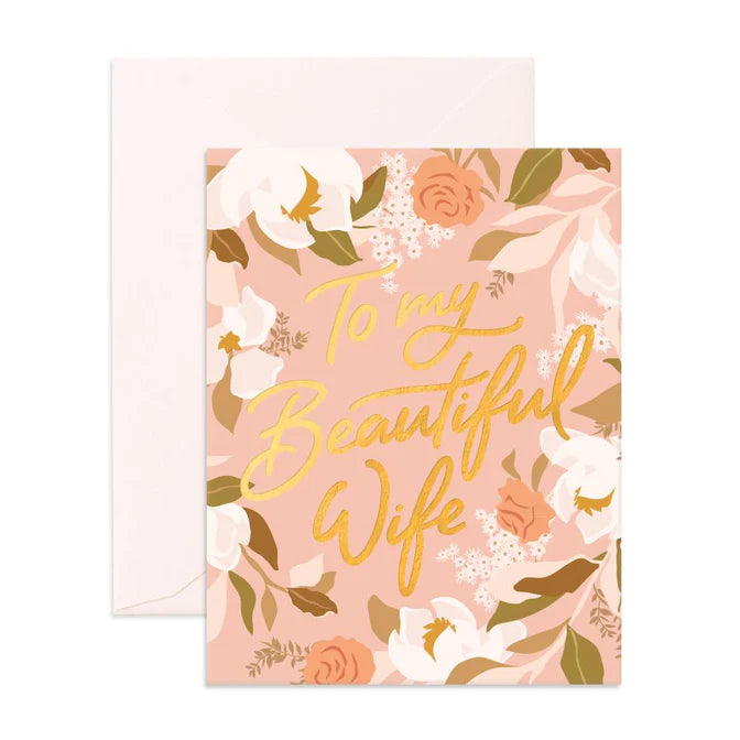 Beautiful Wife Greeting Card