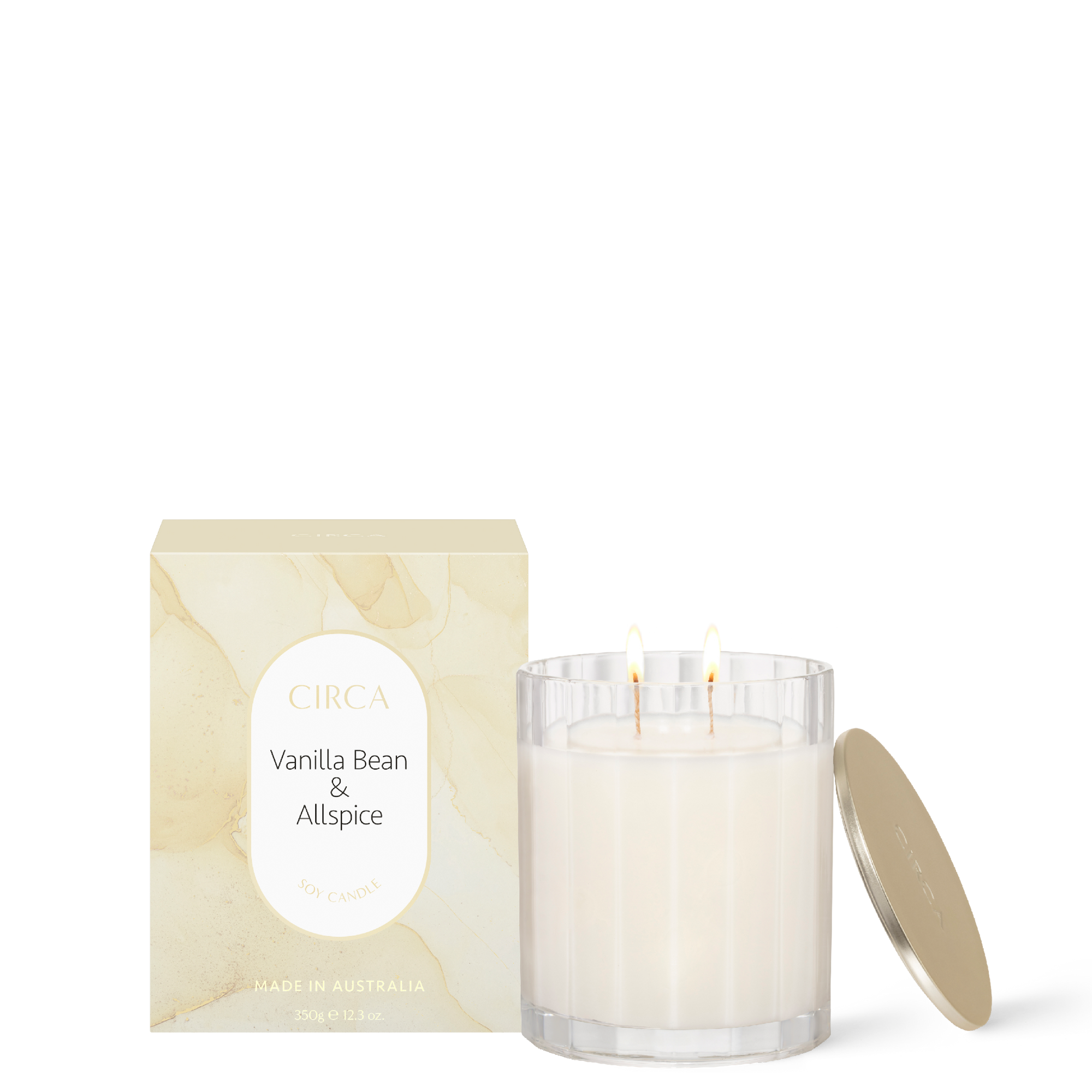 Vanilla Bean and Allspice Soy Candle 350g