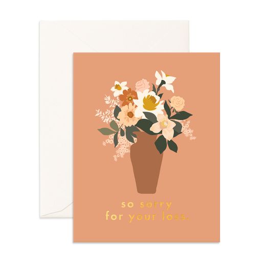 Fox & Fallow So Sorry Bouquet Greeting Card