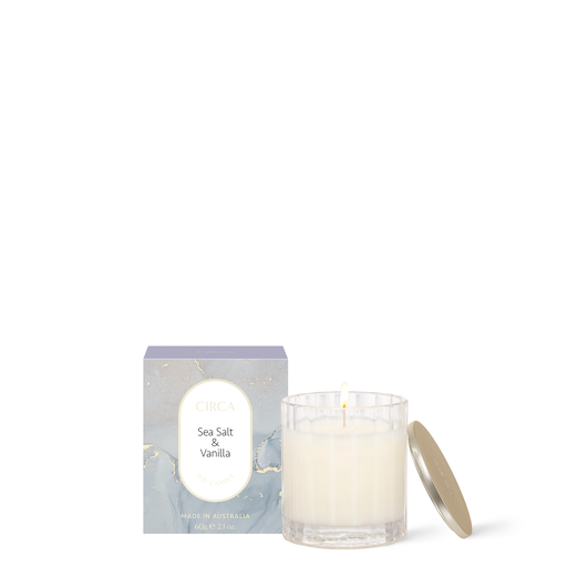 Sea Salt and Vanilla Soy Candle 60g